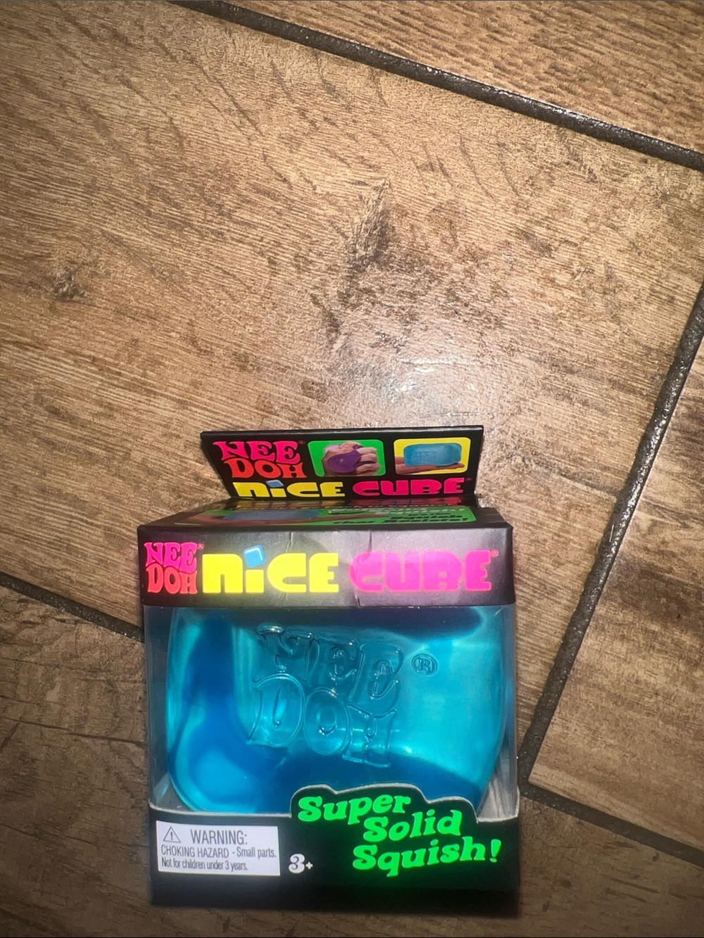 Nice Cube Blue Super Solid Squish Stress Toy